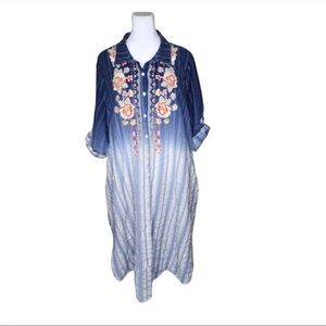 Andree by Unit dress / duster 100% cotton size 2X